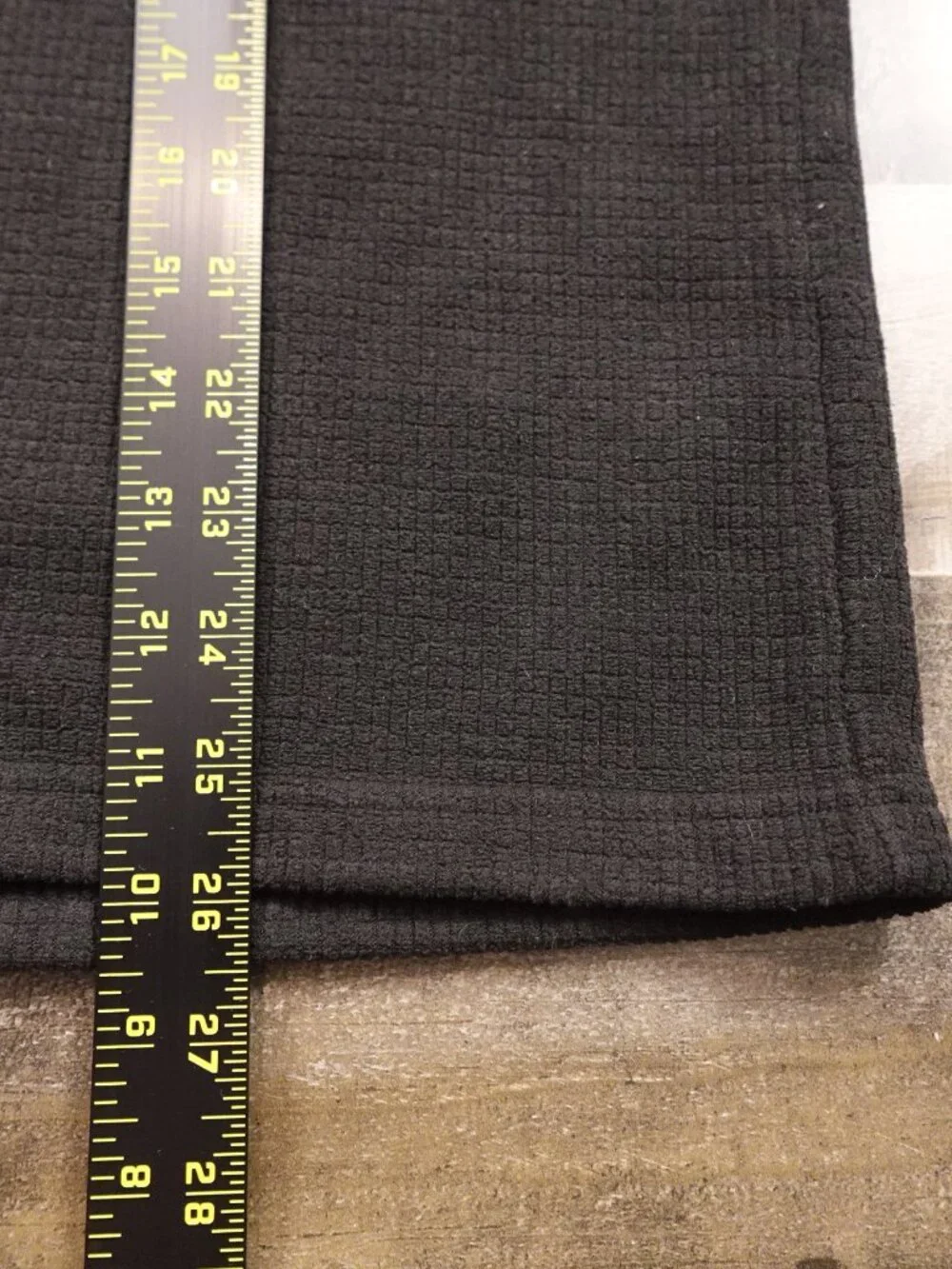 The North Face Waffle Fleece‎ Quarter Zip Pullover Men's Large Gray Outdoor